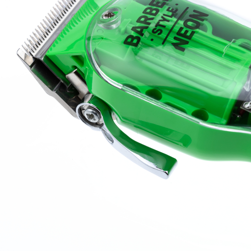 Hair clipper BARBER STYLE NEON GREEN DEWAL 03-081 Green